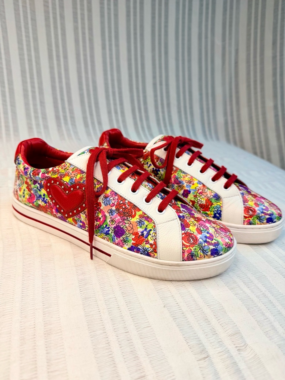 Brighton Blooms Floral Heart Sneakers